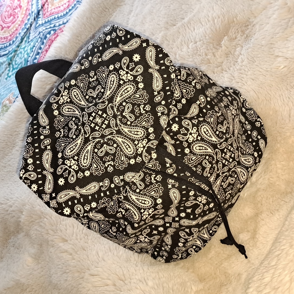 Pink bandana style mini back pack